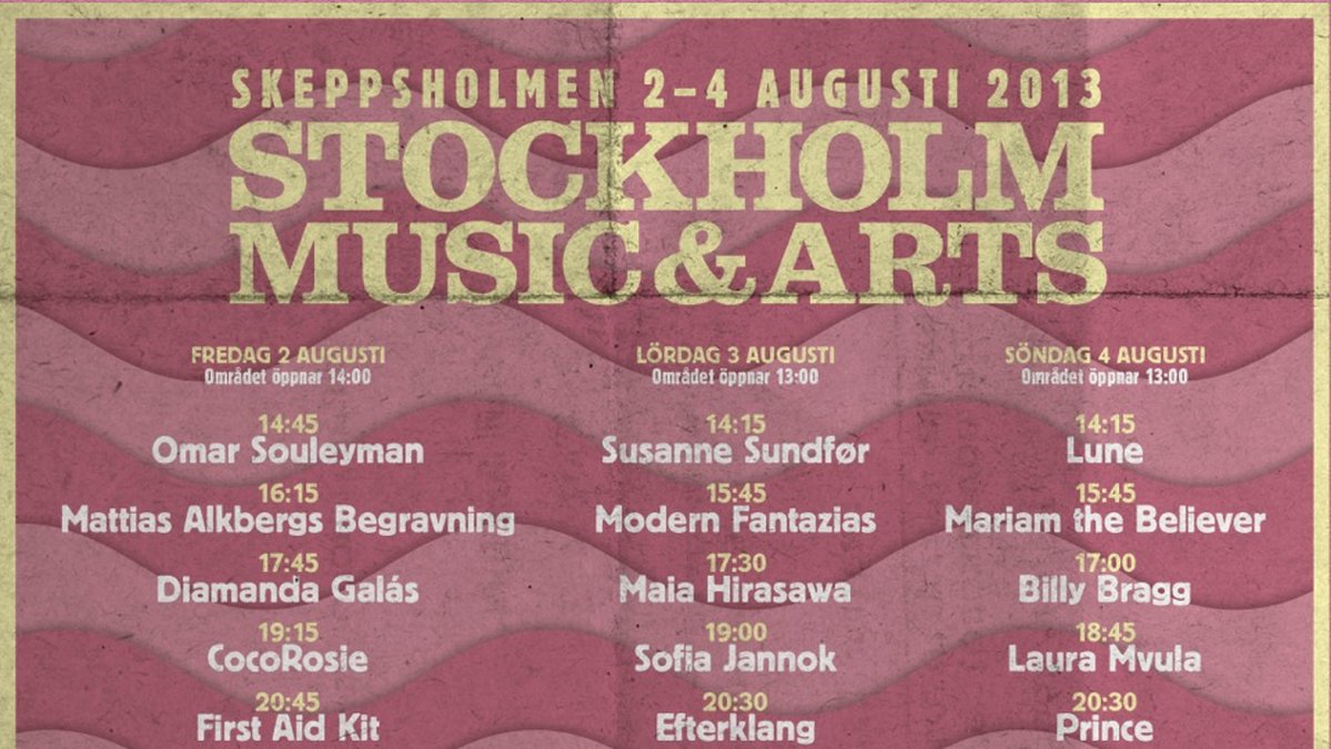 Här är lineupen för Stockholm Music & Arts